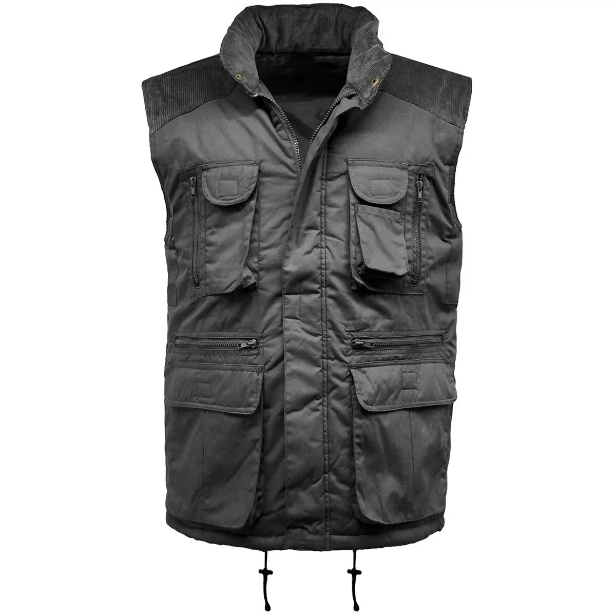 Custom Printed Multi Pocket Lined Padded Gilet | Quilted Bodywarmer – photo 4
