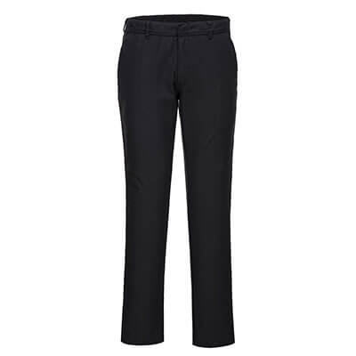 Stretch Slim Chino Trousers Black