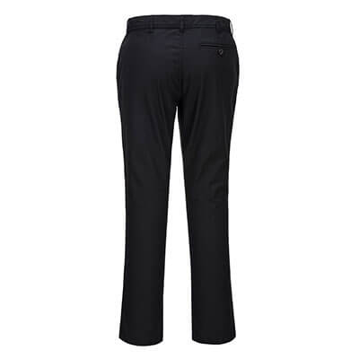 Custom Printed Stretch Slim Chino Trousers Black – photo 2