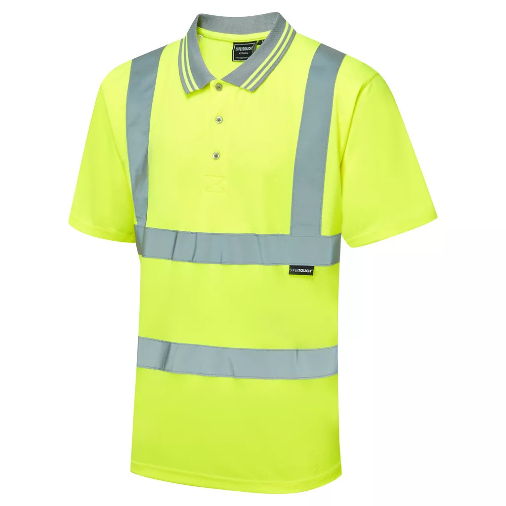 Eco Hi Vis Yellow Polo Shirt