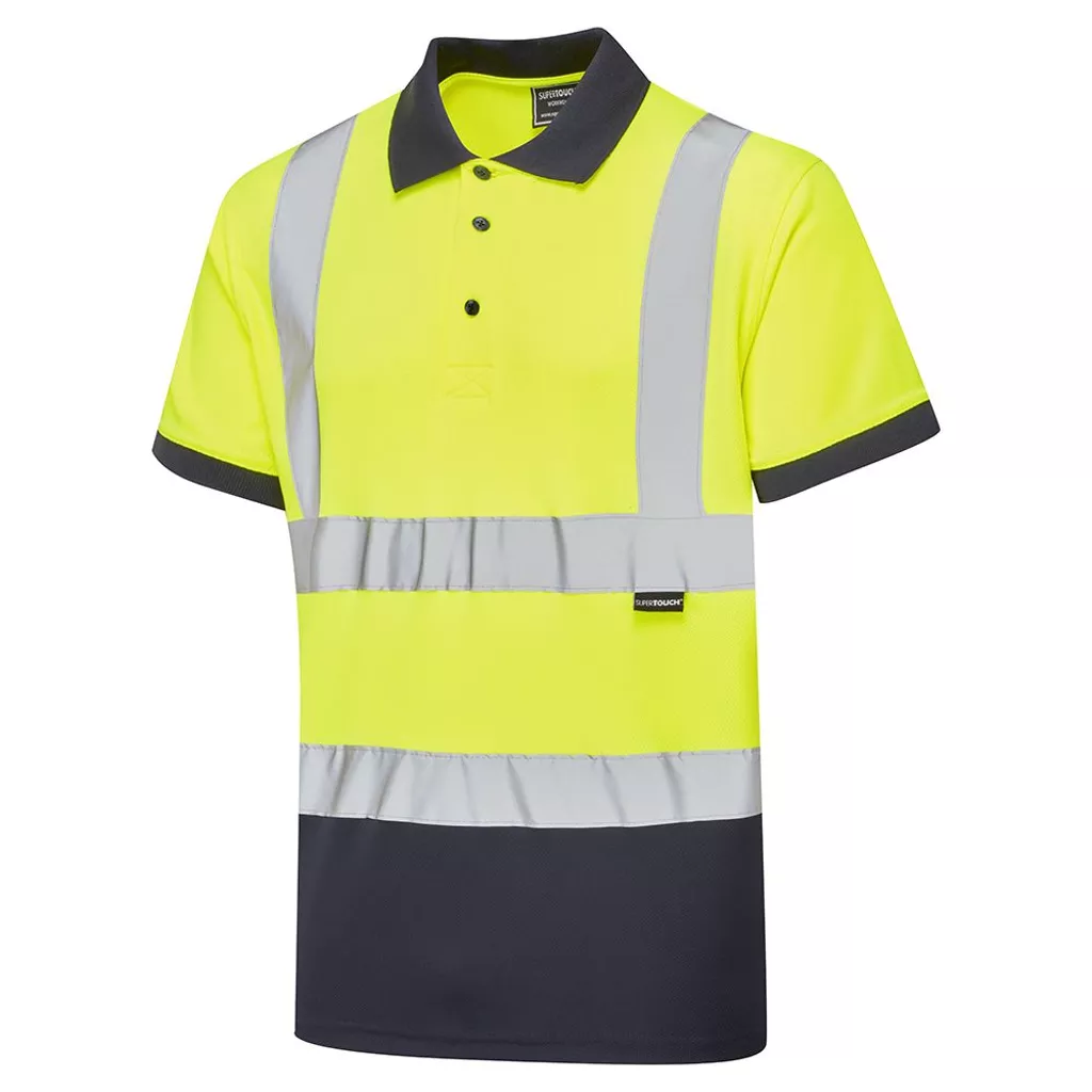 Hi-Vis 2 Tone Yellow Polo Shirt