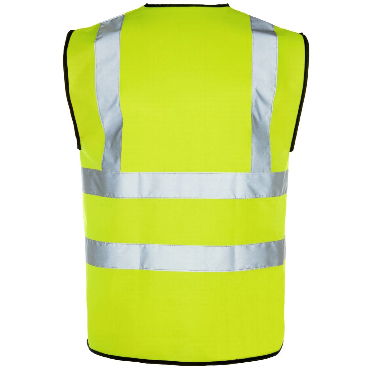 Custom Printed Hi-Vis Yellow Velcro Vest – photo 2