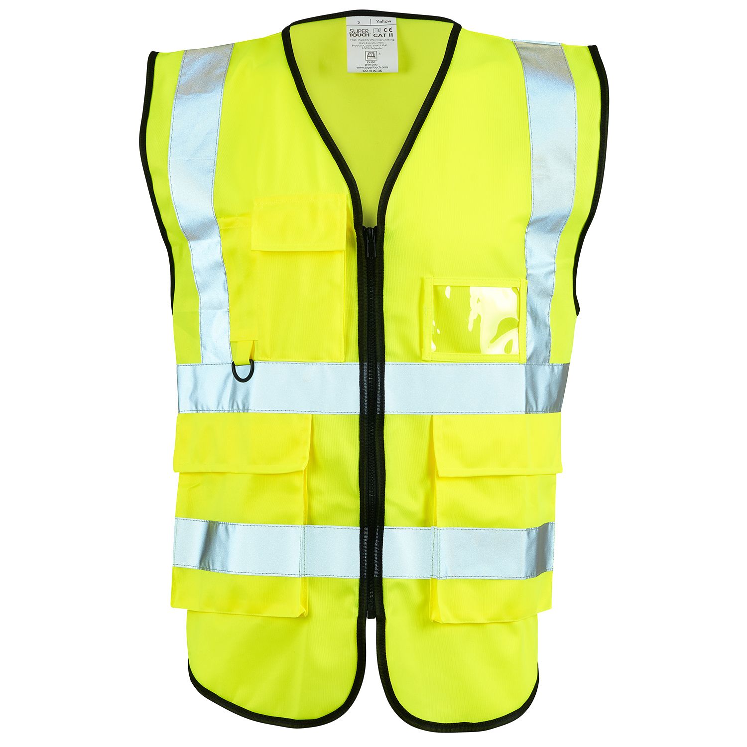Hi Vis Yellow Executive Vest