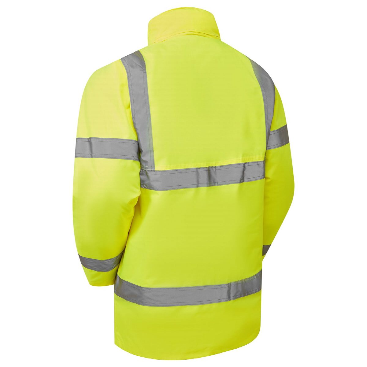 Custom Printed Hi-Vis Yellow Fleece Lined Parka – photo 4