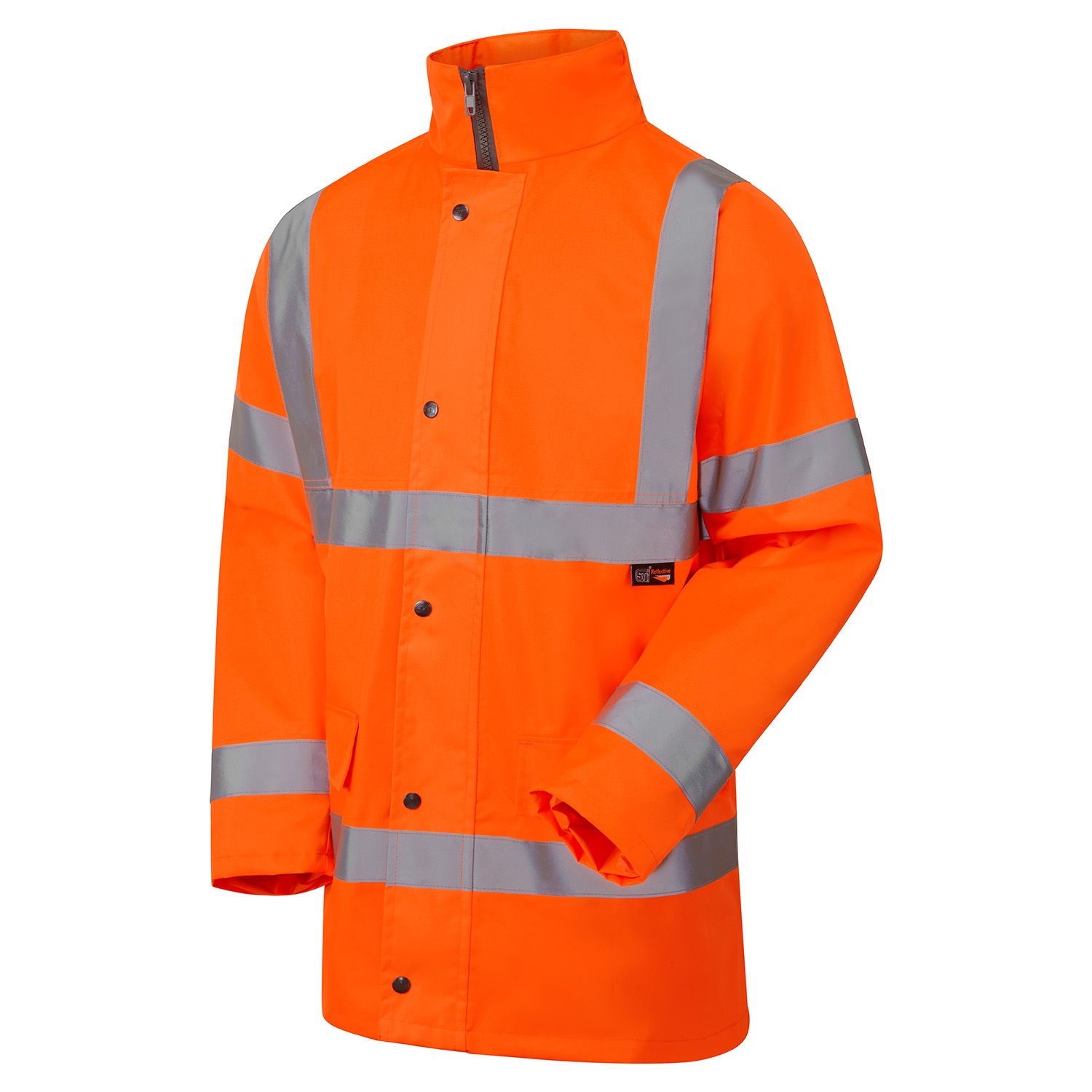 Hi Vis Orange Fleece Lined Parka