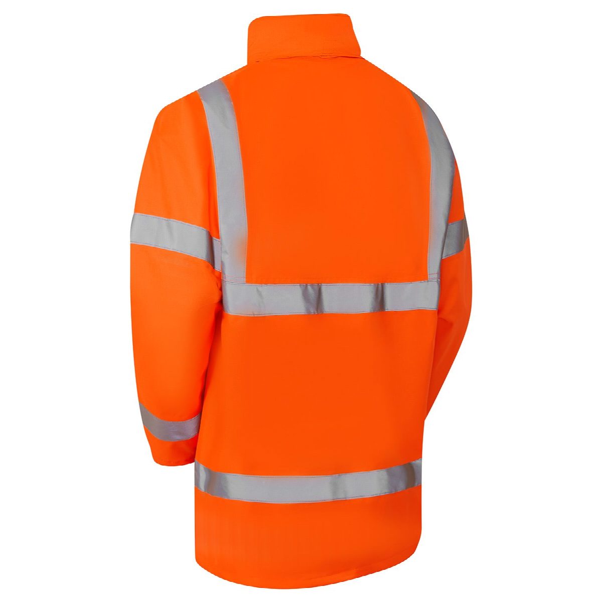 Custom Printed Hi-Vis Orange Fleece Lined Parka – photo 4