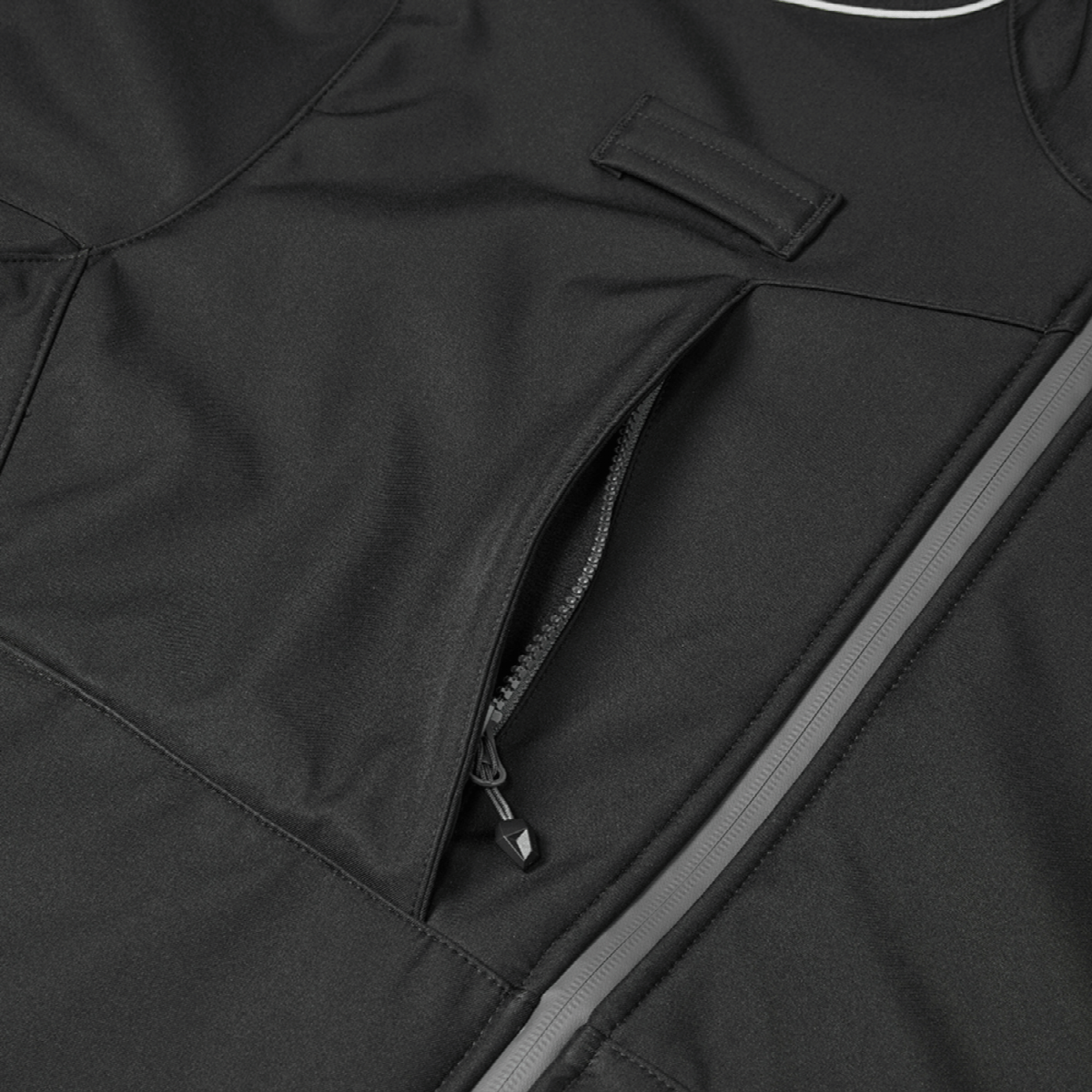 Custom Printed System Eco 3 Layer Black/Grey Softshell Jacket – photo 4