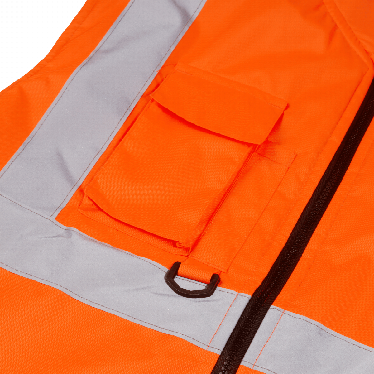 Custom Printed Hi-Vis Orange Reversible Bodywarmer – photo 3