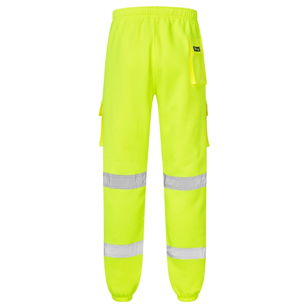 Custom Printed Hi-Vis Yellow Jogging Bottoms Yellow – photo 2