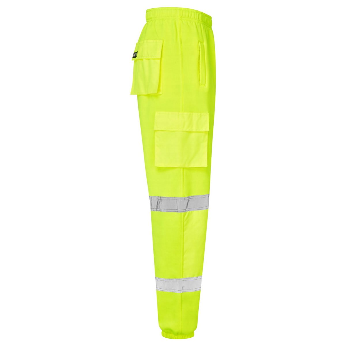 Custom Printed Hi-Vis Yellow Jogging Bottoms Yellow – photo 4