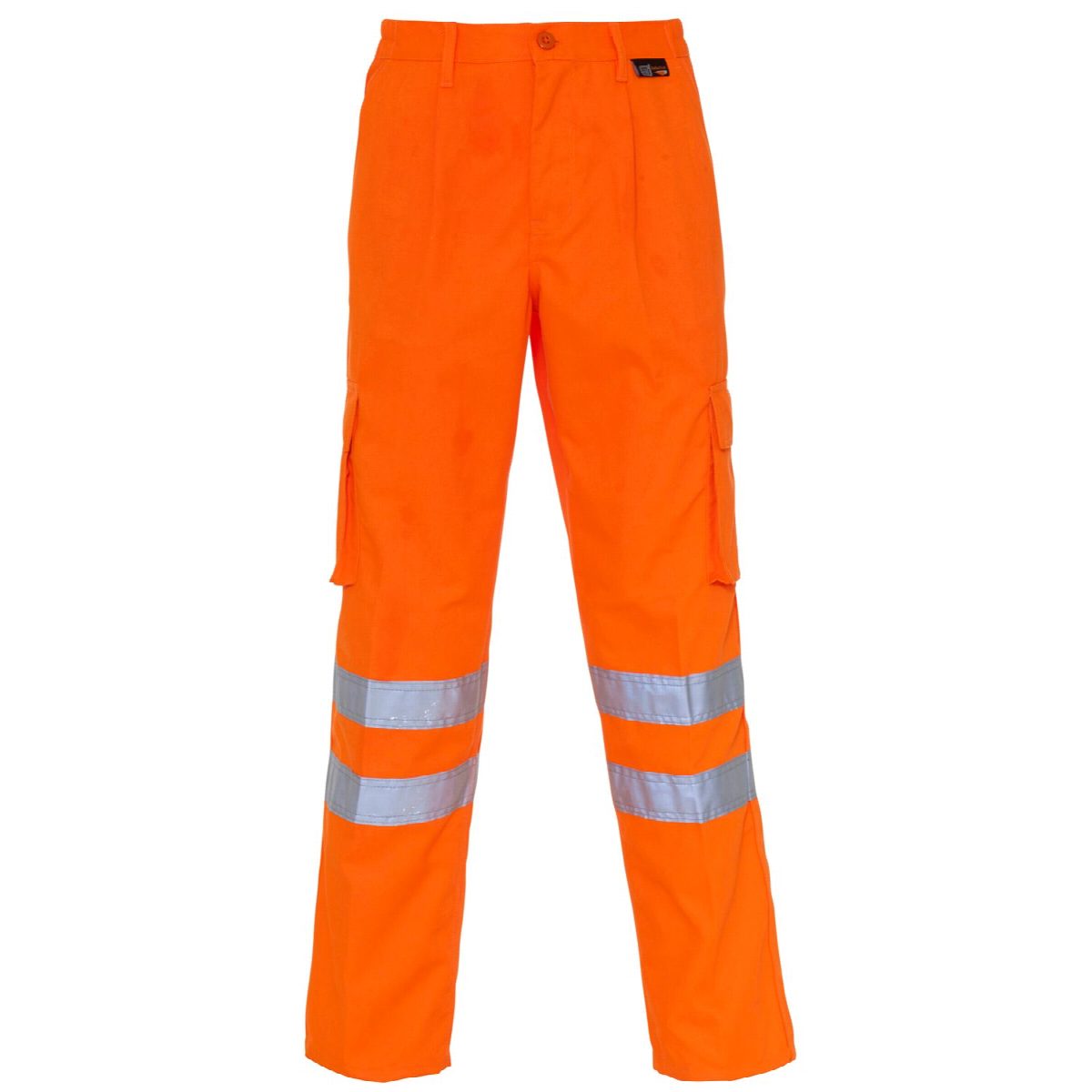Custom Printed Hi-Vis Orange Combat Trousers – photo 2