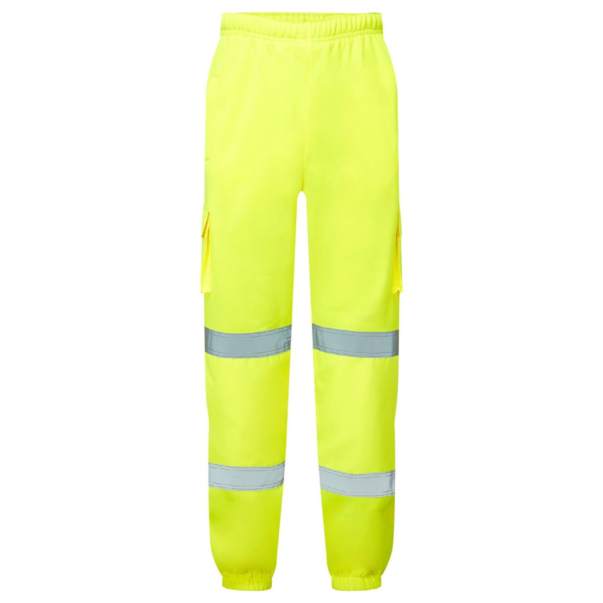 Custom Printed Eco Hi-Vis Yellow Joggers – photo 2
