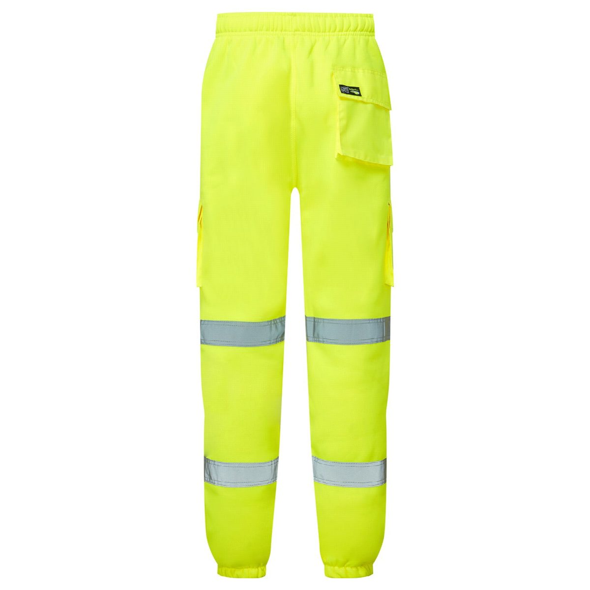 Custom Printed Eco Hi-Vis Yellow Joggers – photo 3
