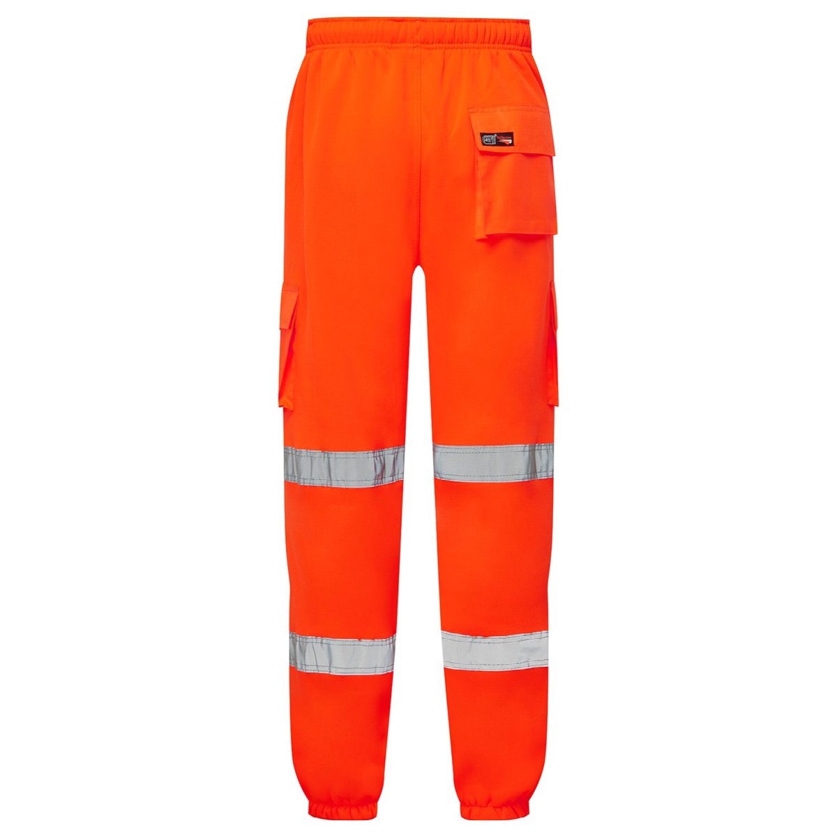 Custom Printed Eco Hi-Vis Orange Joggers – photo 3