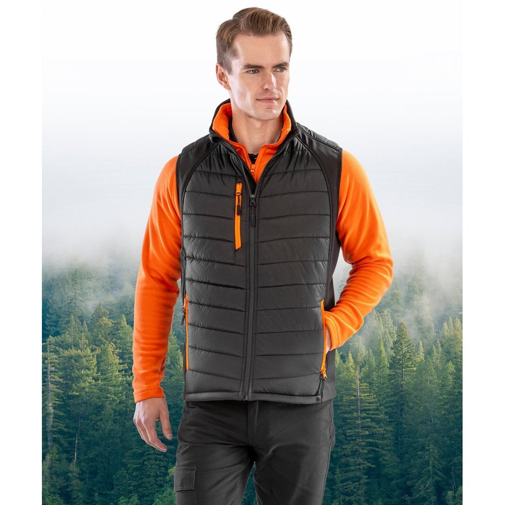 Result Recycled Result Compass Padded Softshell Gilet