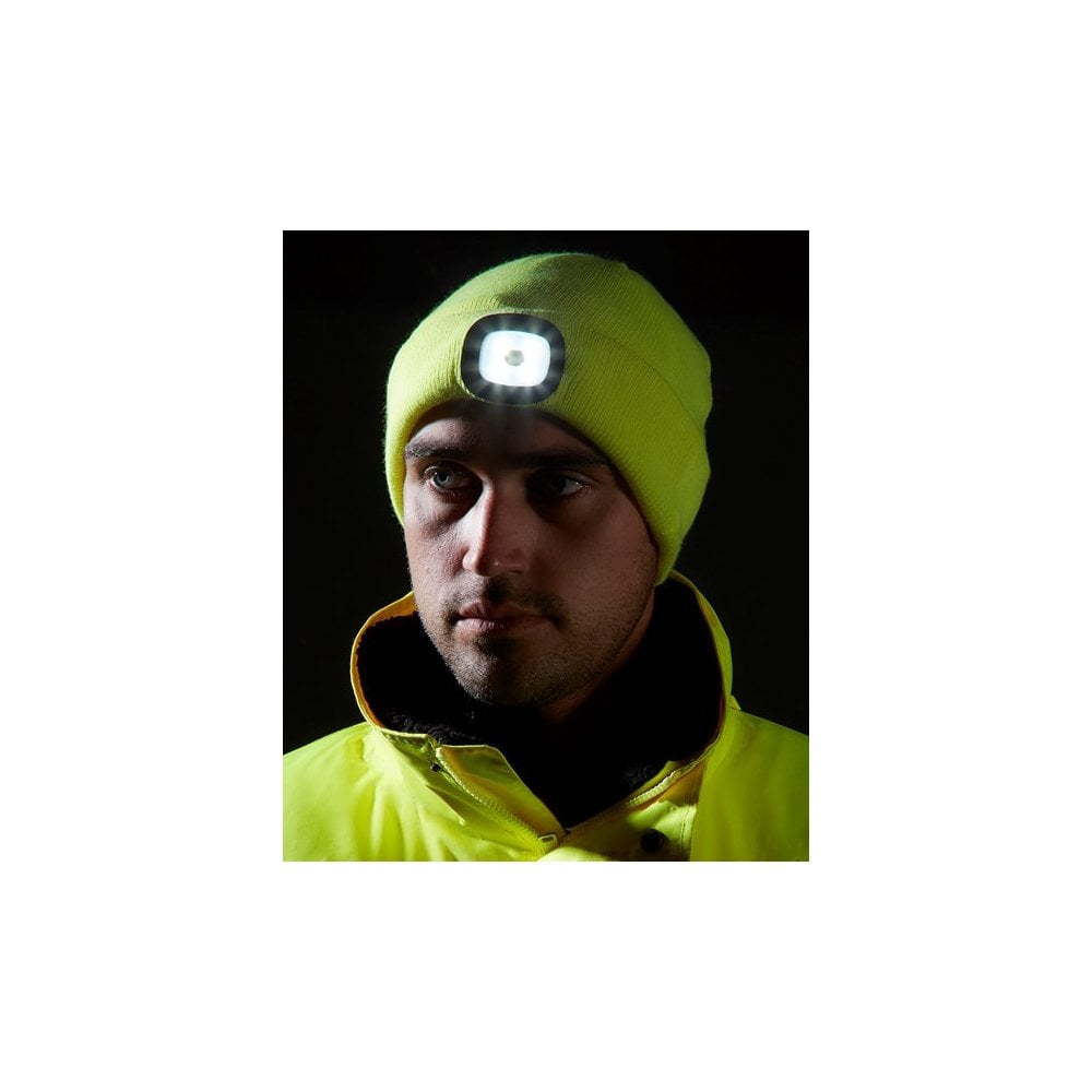 Portwest Beanie LED Headlight USB Rechargeable (B029)