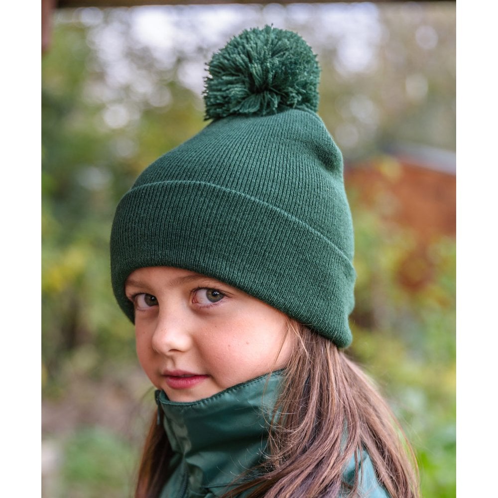 Result Winter Essentials Result Kids/Junior Pom Pom Beanie