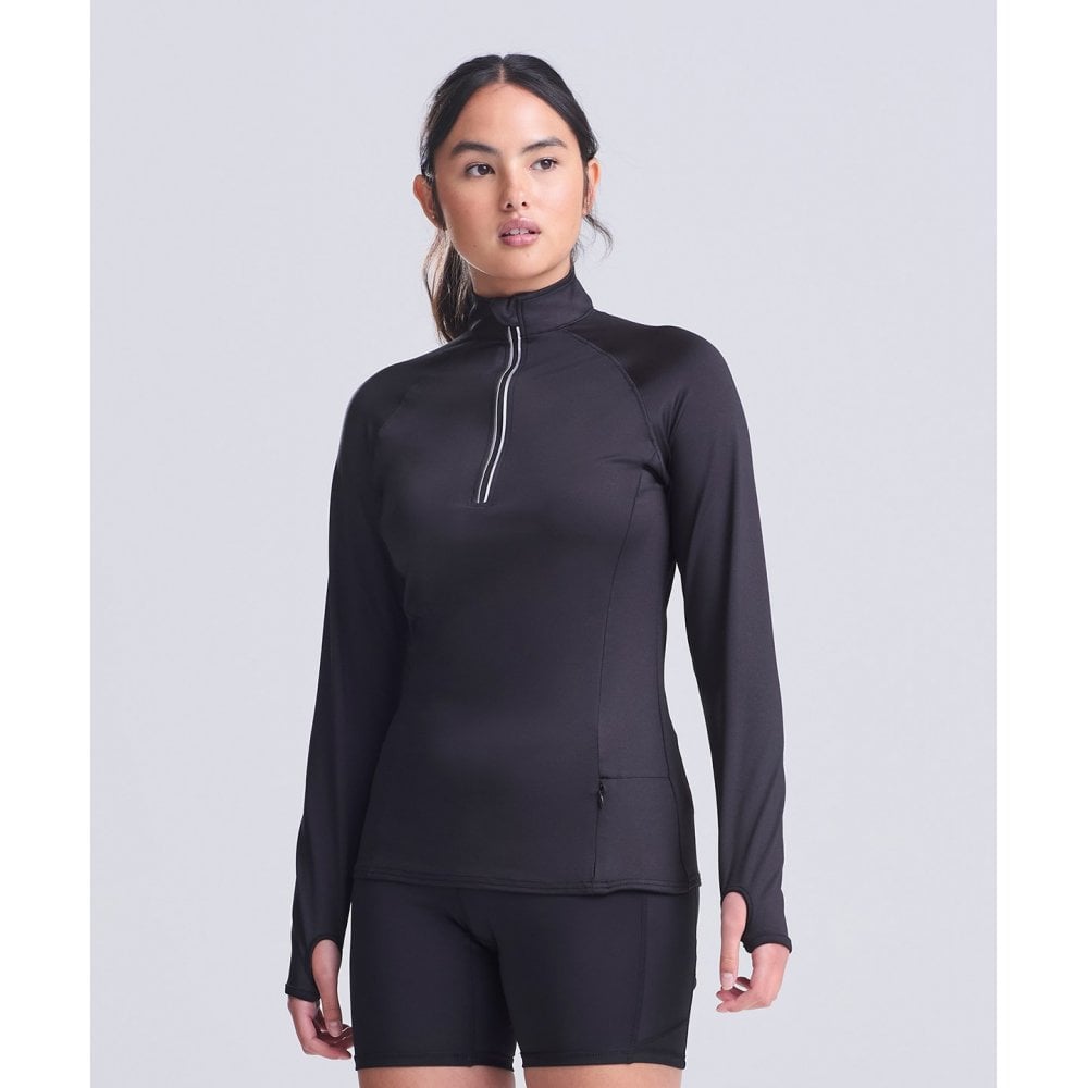 AWDis Just Cool AWDis Women's Cool Flex Long Half-Zip Top