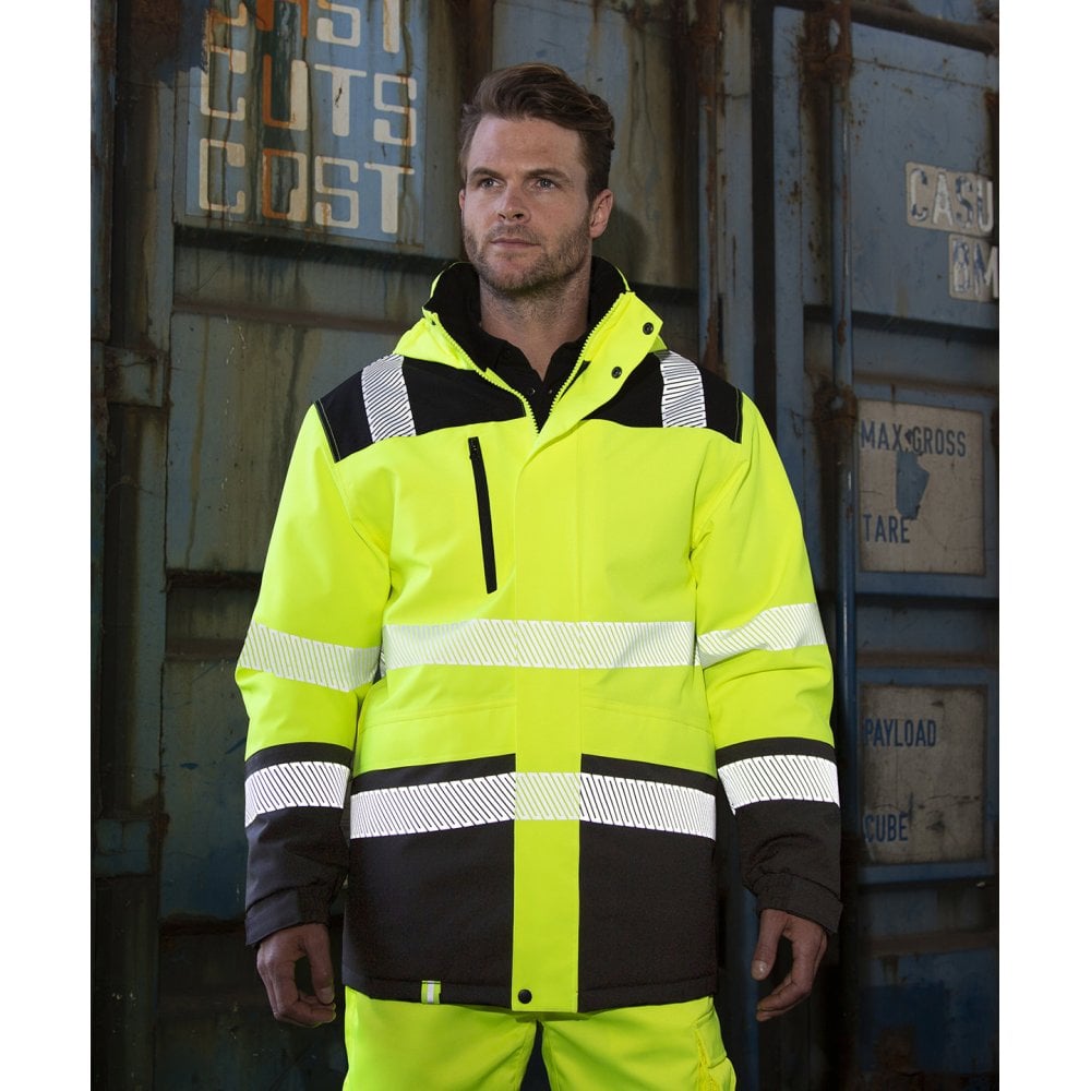 Result Safeguard Result Printable Softshell Safety Coat