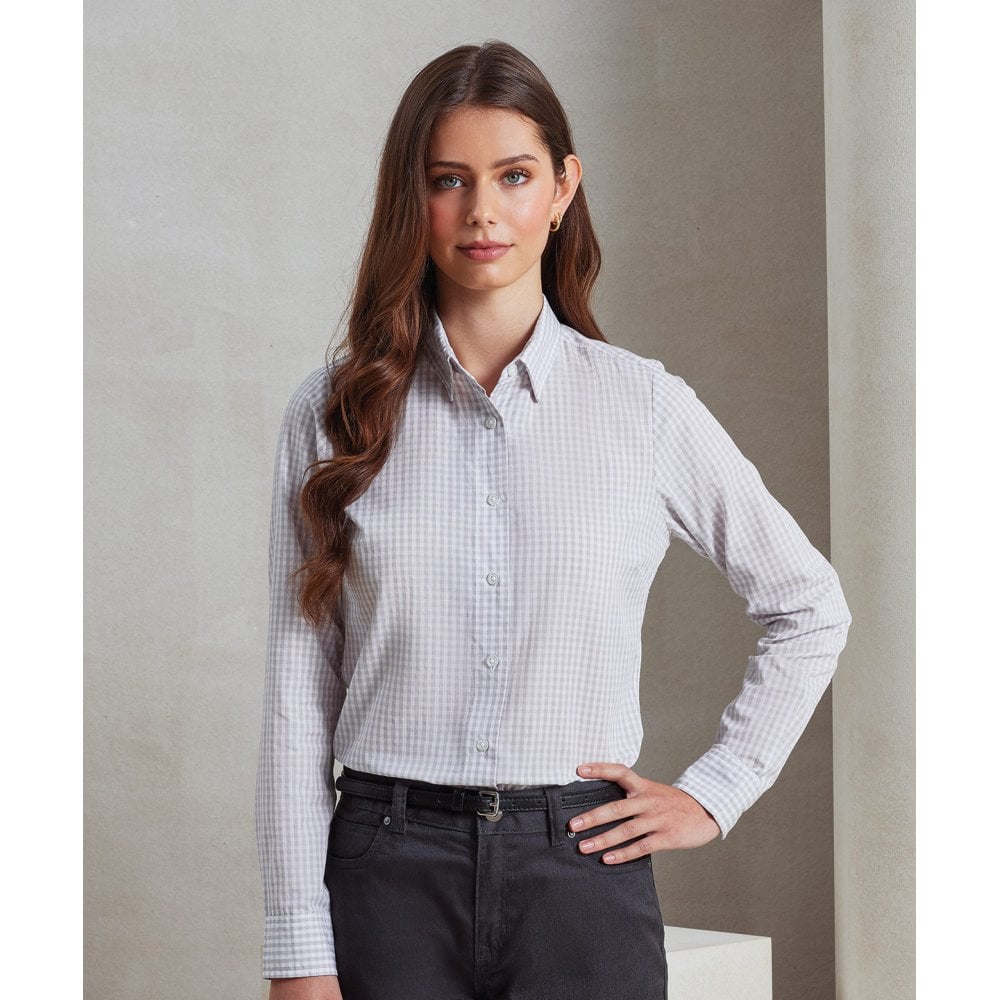 Premier Women's Maxton Check Long Sleeve Shirt