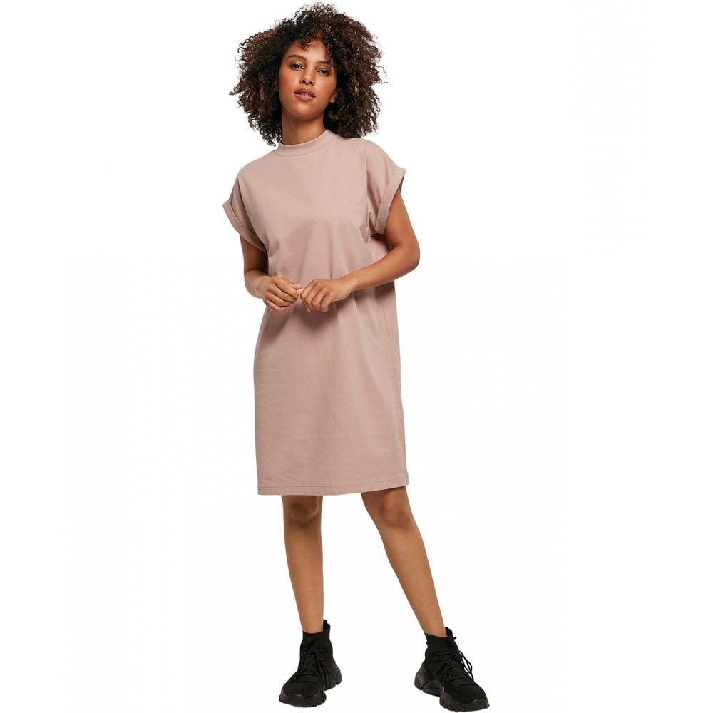Build Your Brand Women's Turtle Extended Shoulder Dress