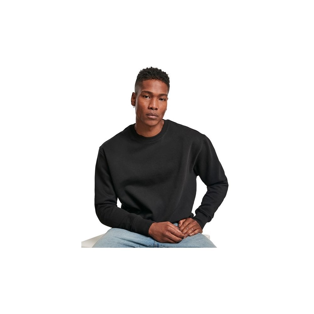 Build Your Brand Premium oversize crew neck