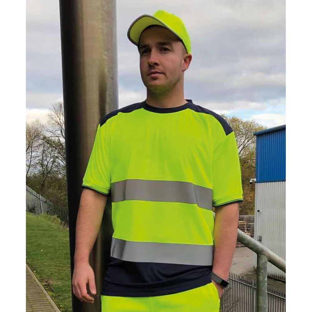 Yoko Hi-Vis Two-Tone T-Shirt (HVJ400)