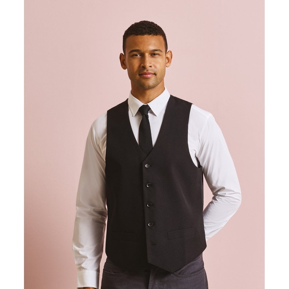 Premier Workwear Mens Lined Polyester Waistcoat