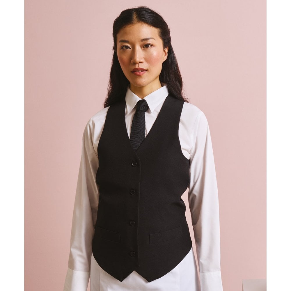 Premier Workwear Ladies Lined Polyester Waistcoat