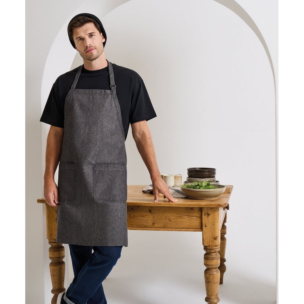 Premier Cotton Denim Bib Apron, Organic and Fairtrade Certified
