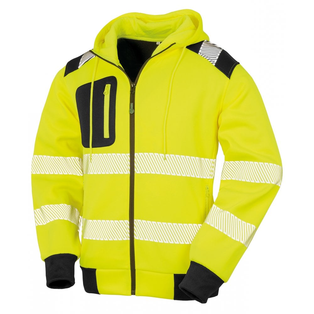Result Recycled Robust Zipped Safety Hoodie
