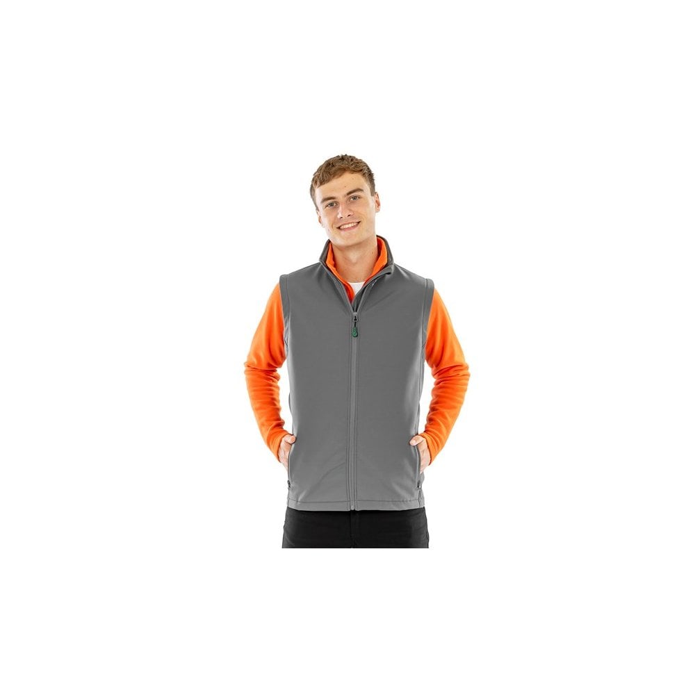Result Recycled Result Men's Recycled 2-Layer Printable Softshell Bodywarmer
