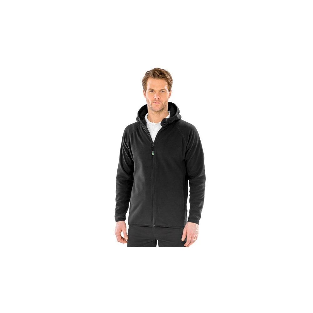 Result Recycled Hooded Microfleece Jacket