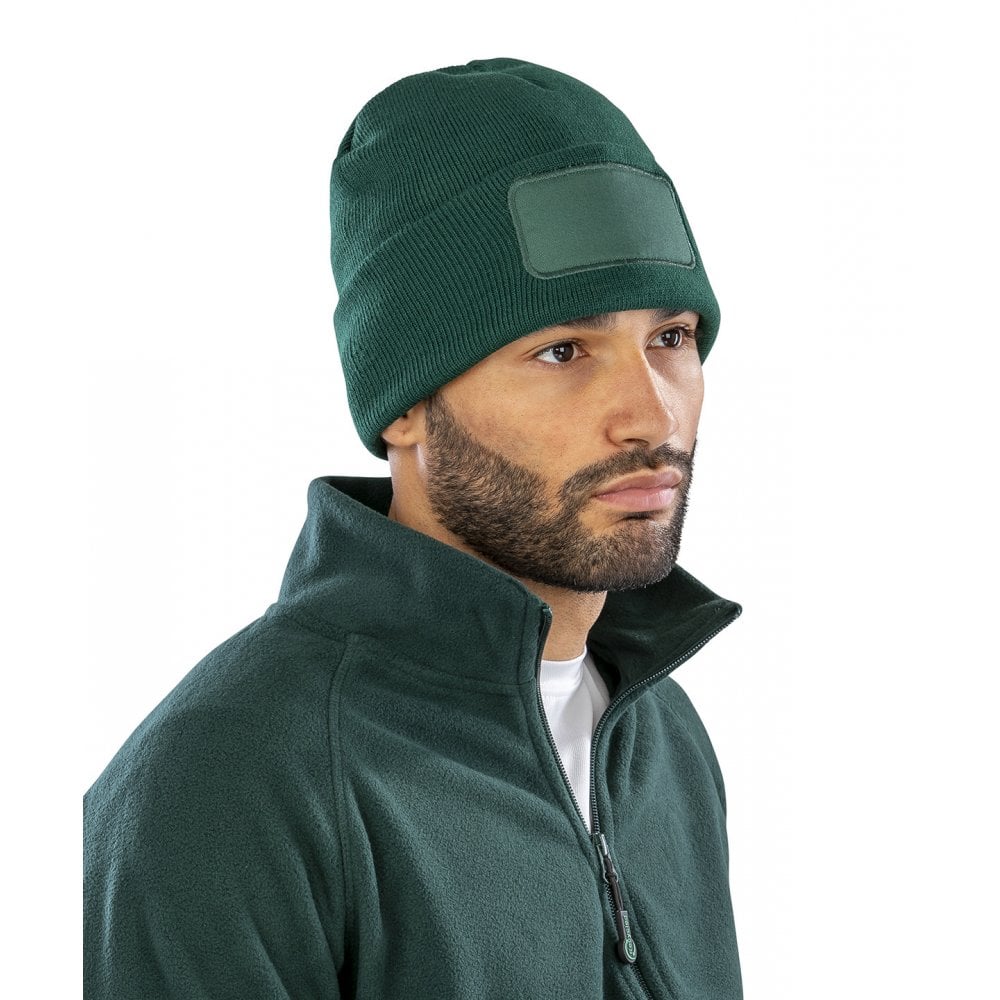 Result Recycled Double Knit Printers Beanie