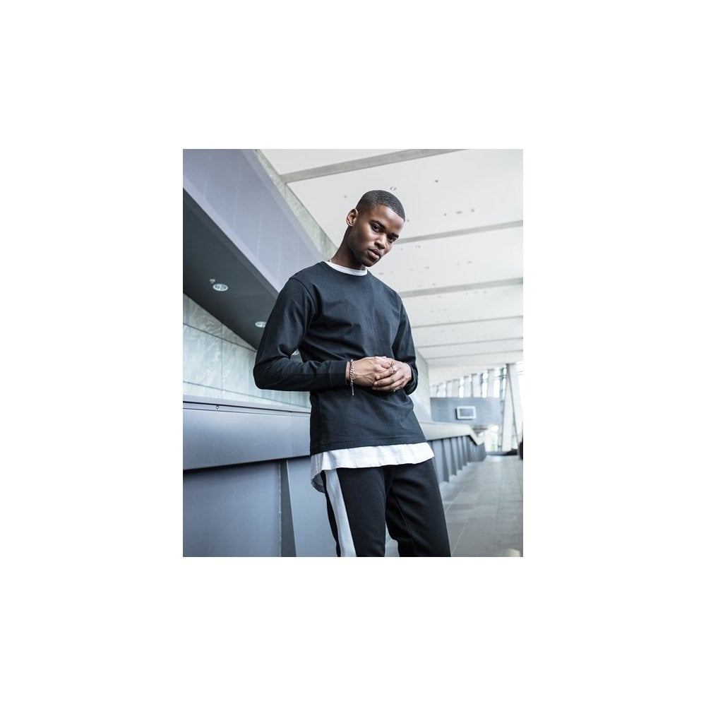 Build Your Brand Long sleeve with cuff rib