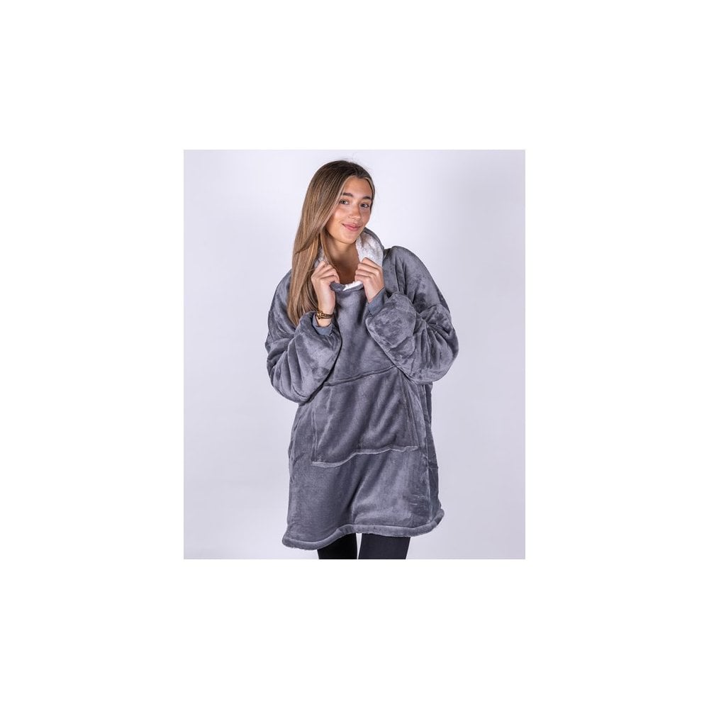 Ribbon The Oversized Cosy Reversible Sherpa Hoodie