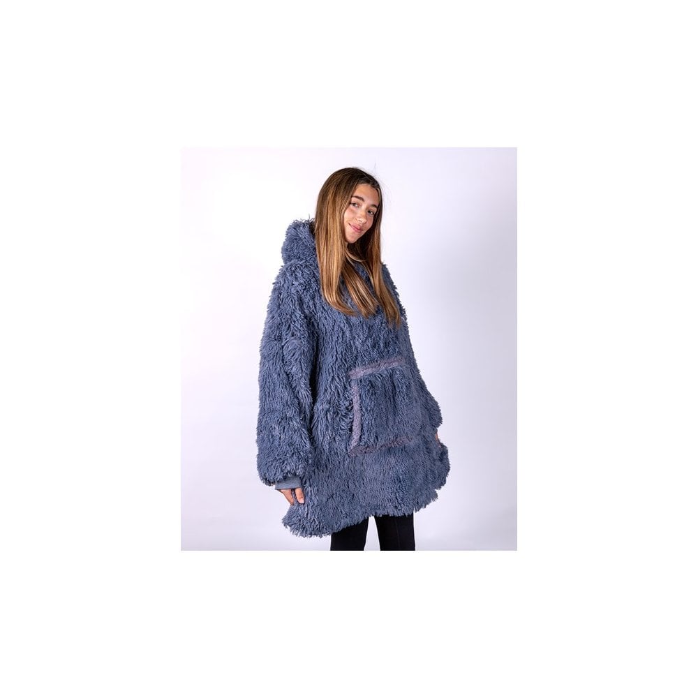 Ribbon The Oversized Cosy Reversible Shaggy Sherpa Hoodie