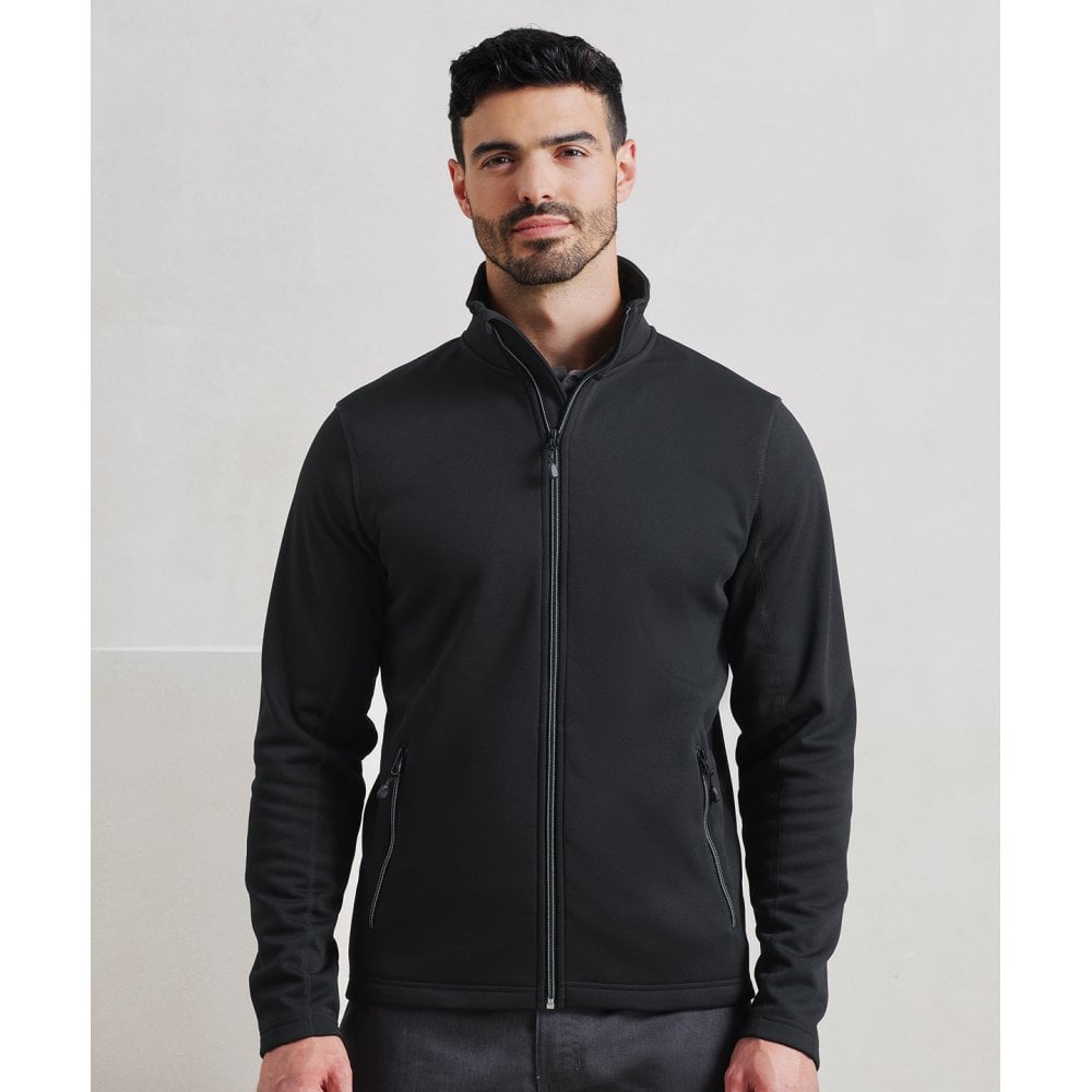 Premier Men's Spun Dyed Sustainable Zip-Through Sweatshirt