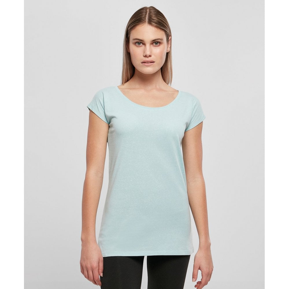 Build Your Brand Basic Women's Wide Neck Tee