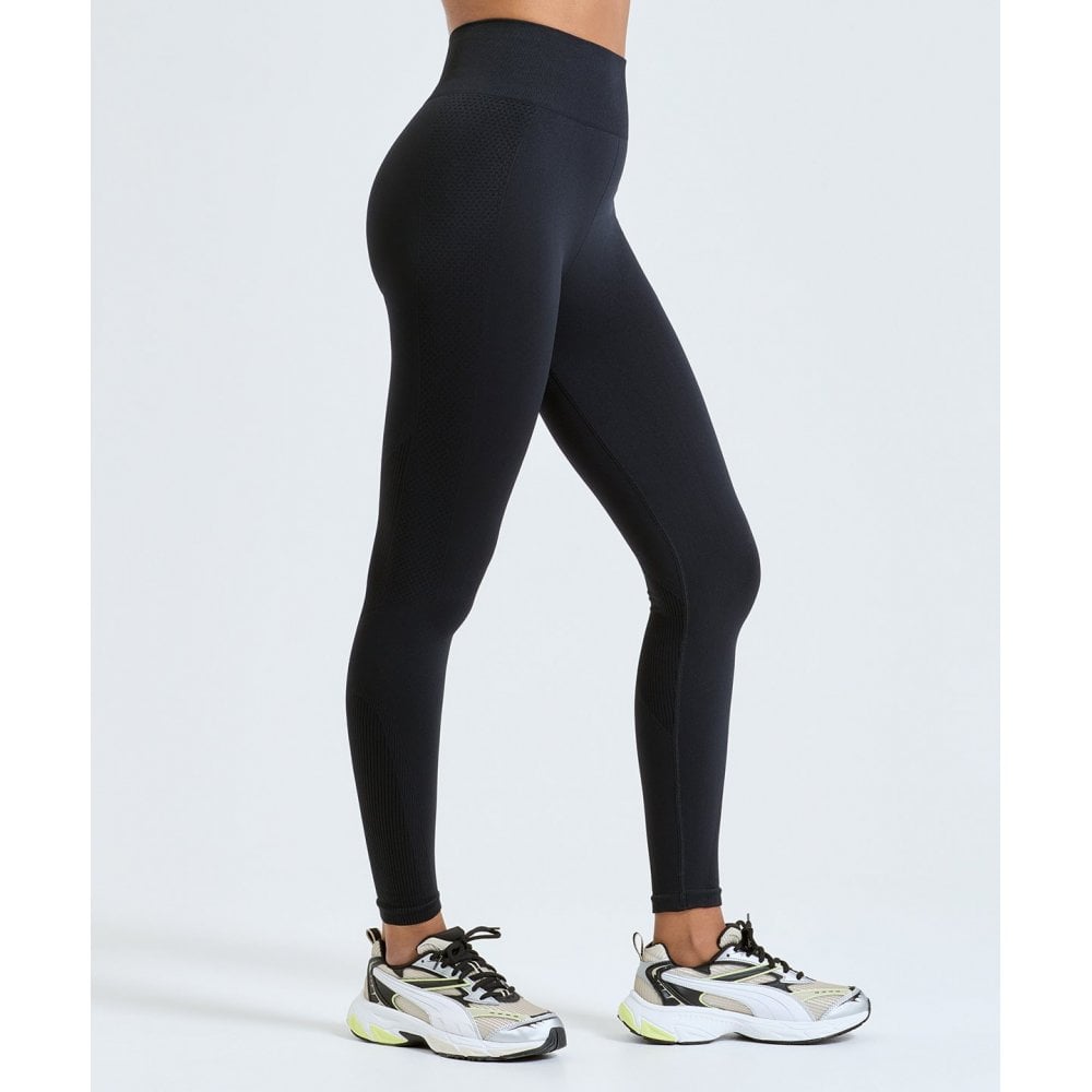 TriDri® Women's Seamless '3D fit' Multi-Sport Sculpt Solid Colour Leggings