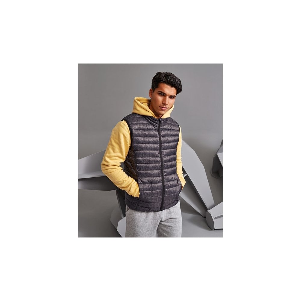 2786 Melange Padded Gilet