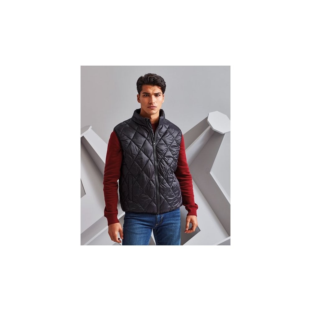 2786 Diamond Pane Padded Gilet