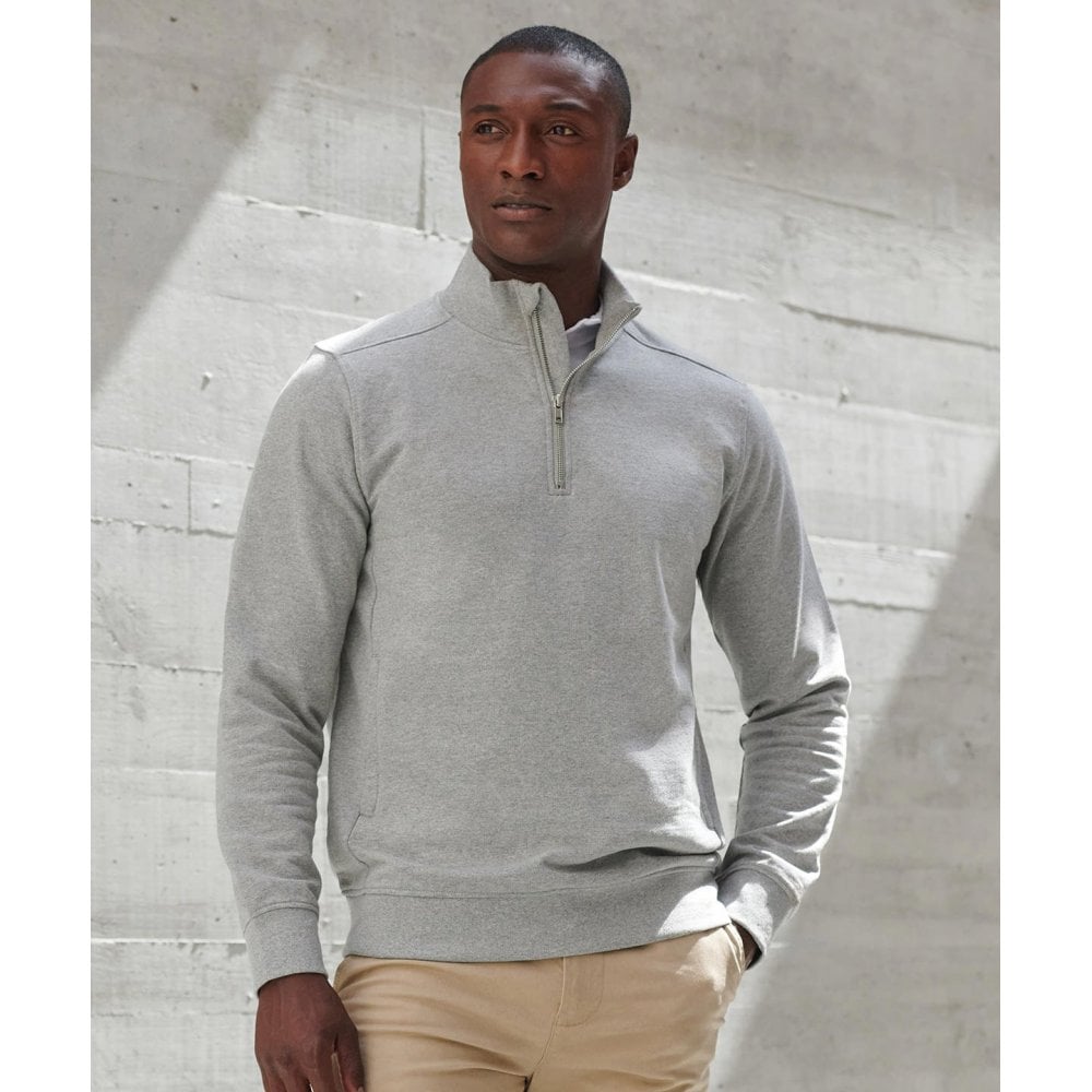 Henbury Unisex Sustainable 1/4 Zip Sweatshirt