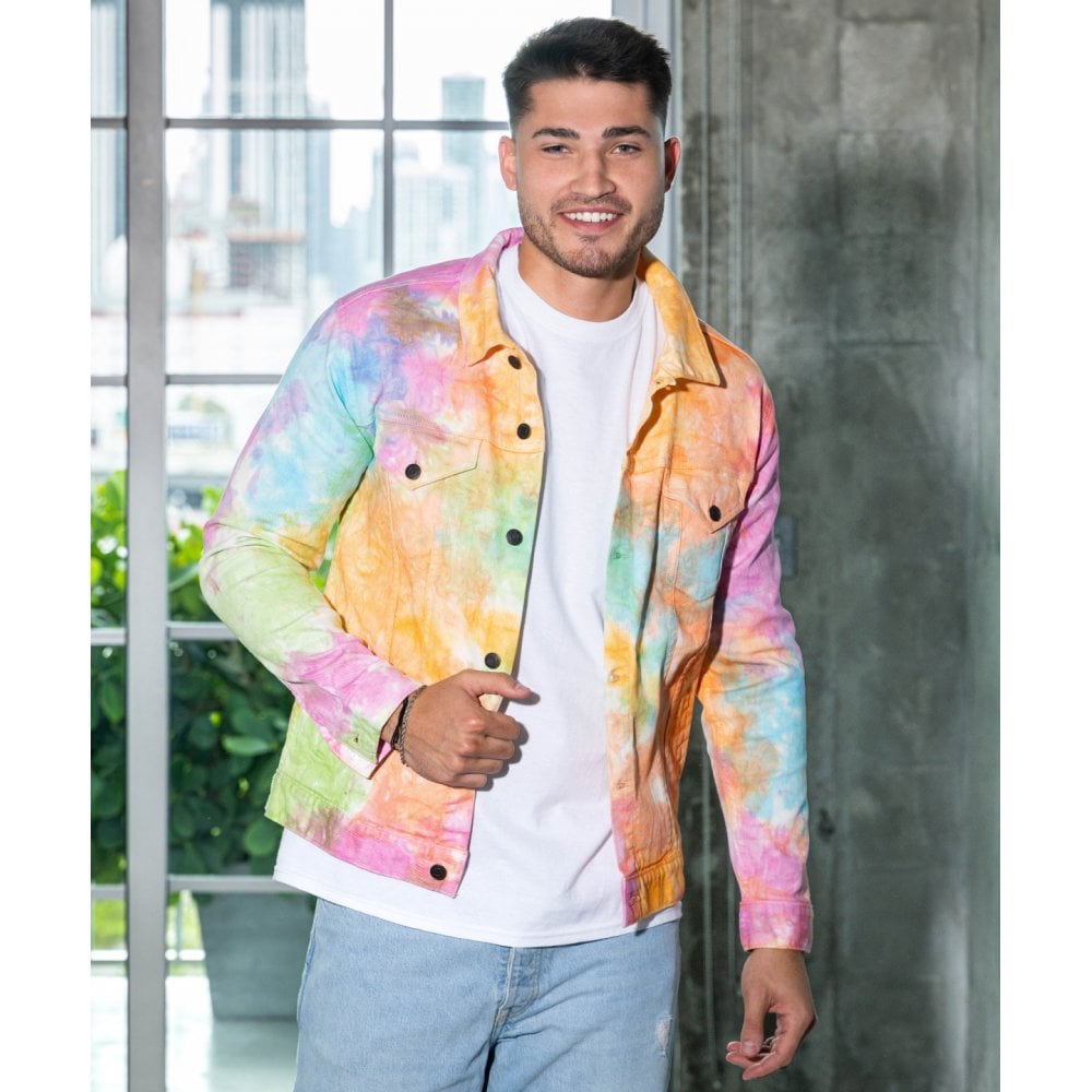 Colortone Tie-dye Denim Jacket