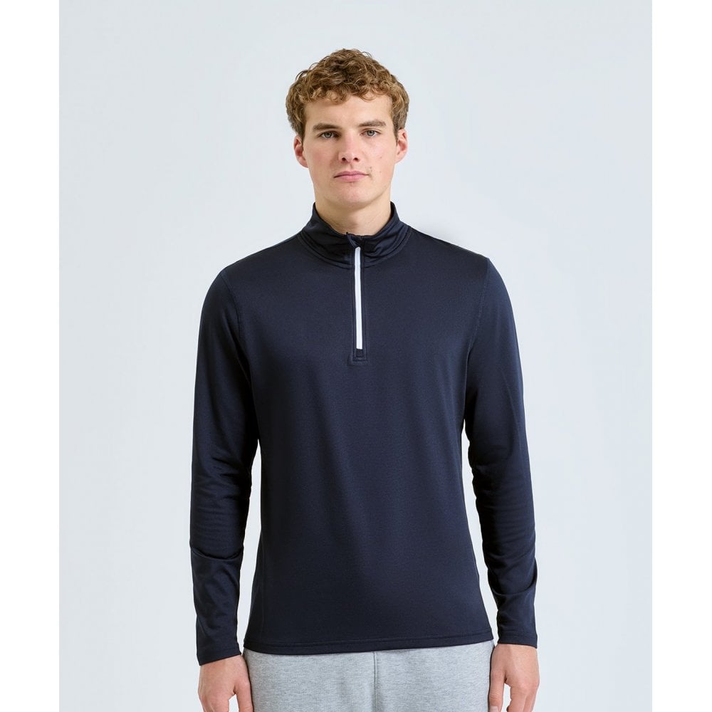 TriDri® Recycled Long Sleeve Brushed Back ¼ Zip Top