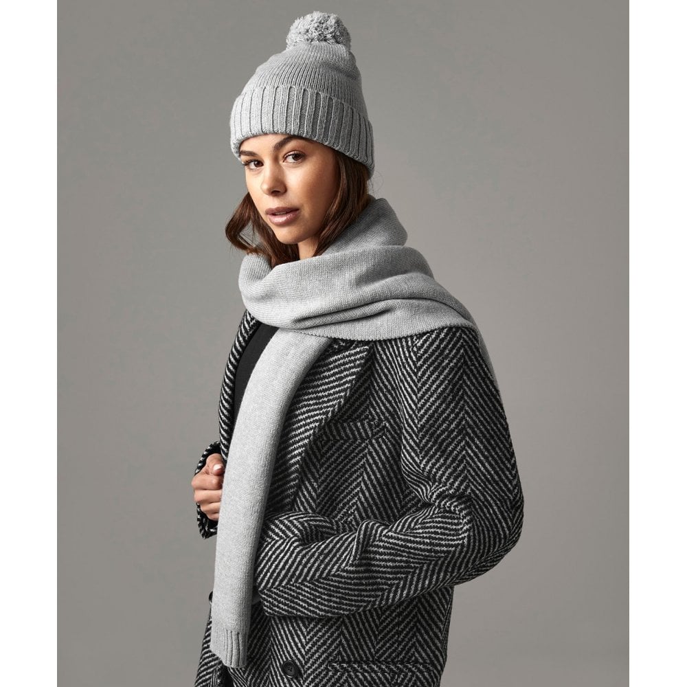 Beechfield Knitted Scarf and Beanie Gift Set