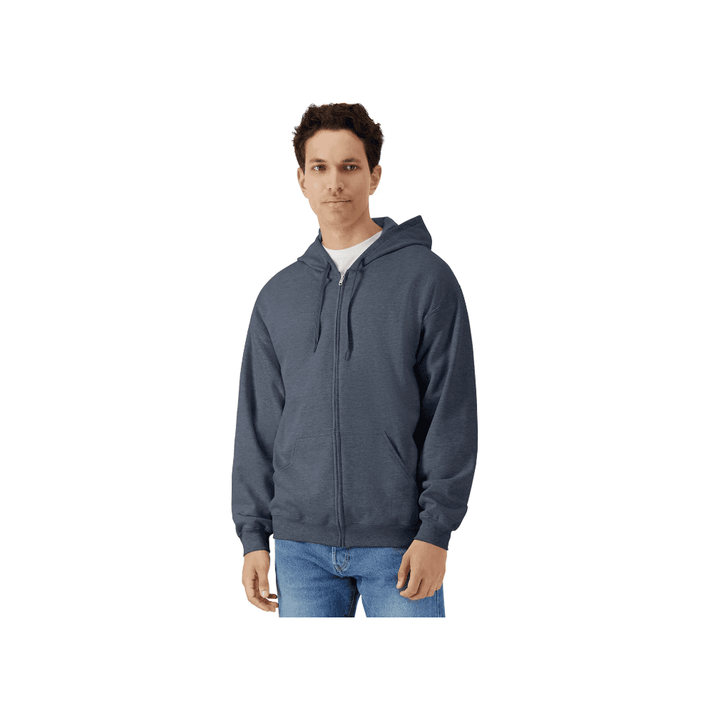 Gildan Softstyle™ Midweight Fleece Adult Full-zip Hooded Sweatshirt