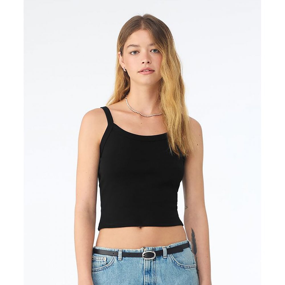 Bella+Canvas Women's Micro Rib Spaghetti Strap Tank