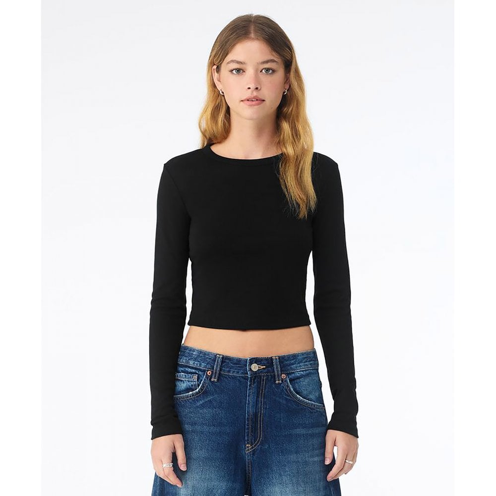 Bella+Canvas Women's Micro Rib Long Sleeve Baby T-Shirt