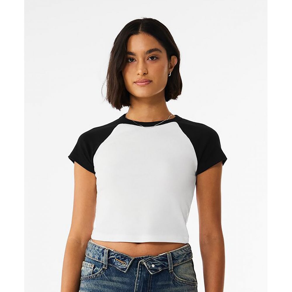 Bella+Canvas Women's Micro Rib Raglan Baby T-shirt